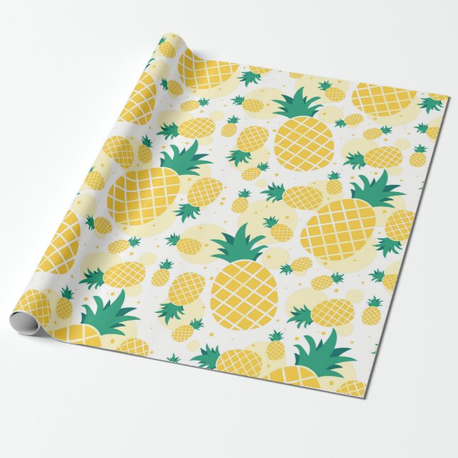 Ananas Geschenkpapier (Ungerollt)