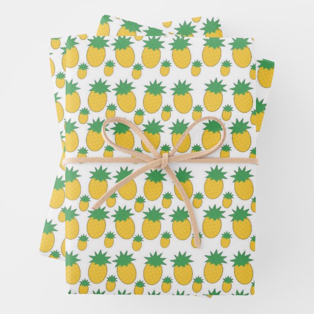 Ananas! Geschenkpapier Set (Beispiel)