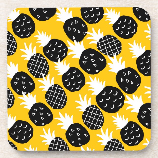 Ananas Getränkeuntersetzer (Vorderseite)