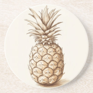 Ananas getränkeuntersetzer