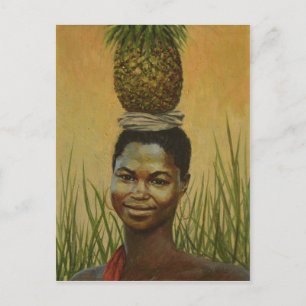 Ananas Girl 2004 Postkarte