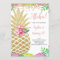 Ananas Girl Birthday Aloha Hawaii Sommer