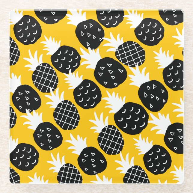 Ananas Glasuntersetzer (Vorderseite)