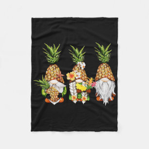 Ananas Gnomes Beaches Sommer Aloha Hawaii Hawai Fleecedecke