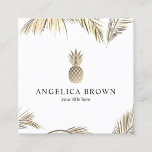 Ananas Gold - Tropische Visitenkarte