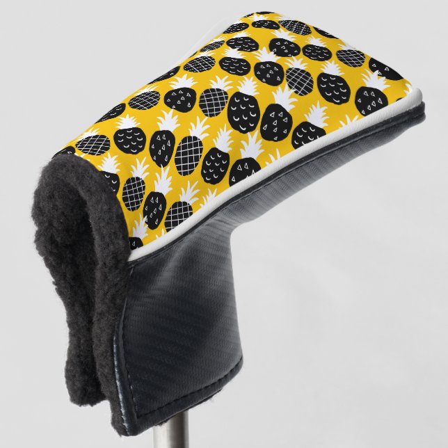 Ananas Golf Headcover (3/4 Vorderseite)