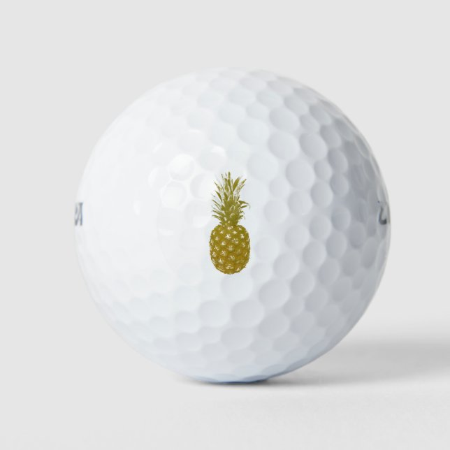 Ananas Golfball (Vorderseite)
