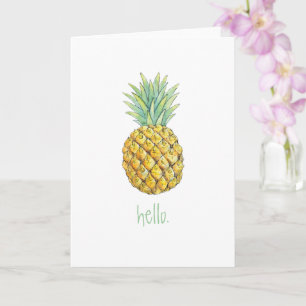 Ananas Grußkarte Karte