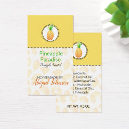 Ananas, hausgemacht, mit Bath & Body Label | Gesch