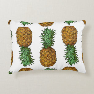 Ananas-Helligkeit: Sommer-Tropische Illustration Dekokissen