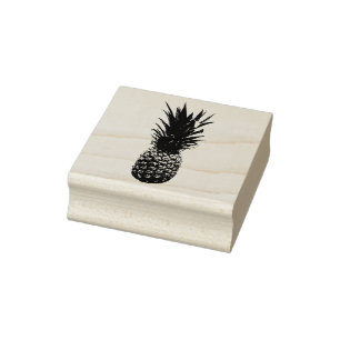 Ananas Holz Handwerk Kunst Stempel