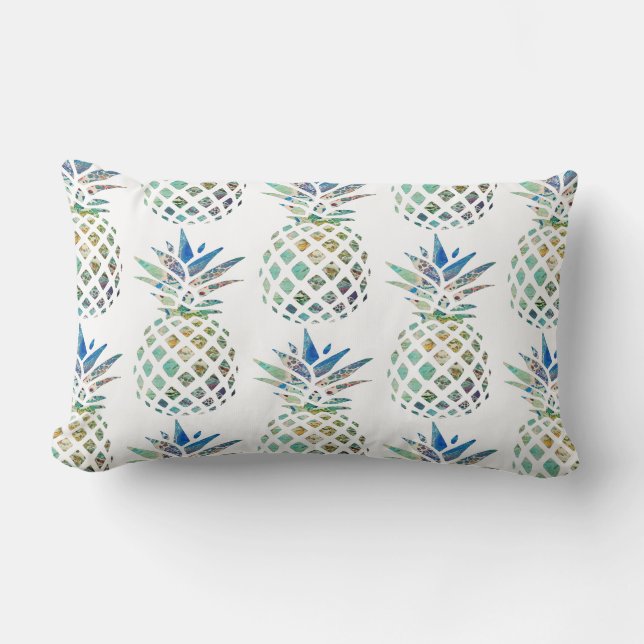Ananas Hübsch Lendenkissen (Vorderseite)