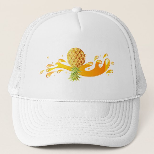 Ananas-Hut Truckerkappe (Vorderseite)
