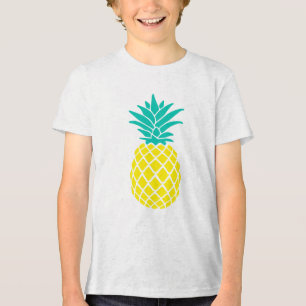 Ananas-Illustration Tri-Blend Shirt