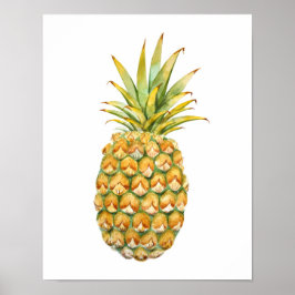 Ananas-Illustrationspaket Poster