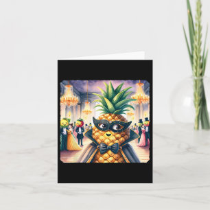 Ananas im Masquerade Ball Karte