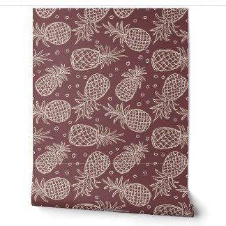 Ananas in Gerüchten von Behr Tapete