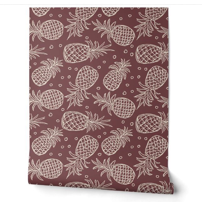 Ananas in Gerüchten von Behr Tapete (Abrollen)