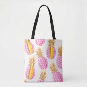 Ananas in Rosa: Hoch detailliert Vintag Tasche