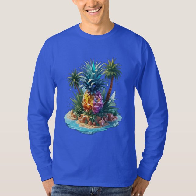 Ananas Island 2. T-Shirt (Vorderseite)