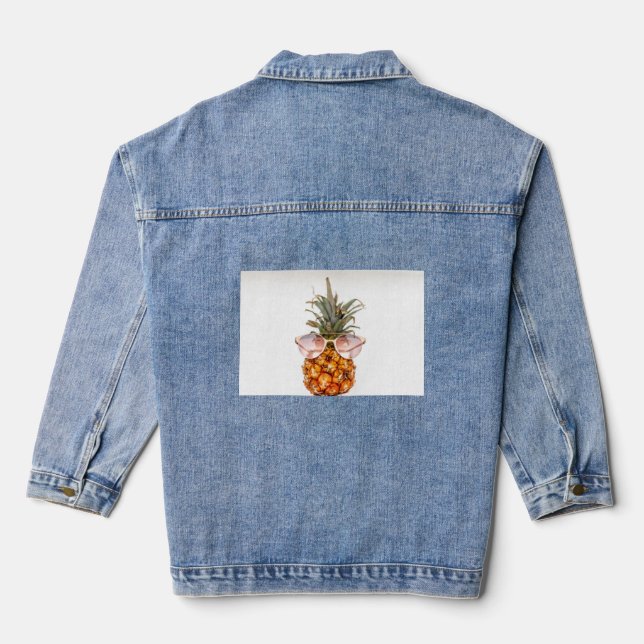 Ananas Jeansjacke (Rückseite)