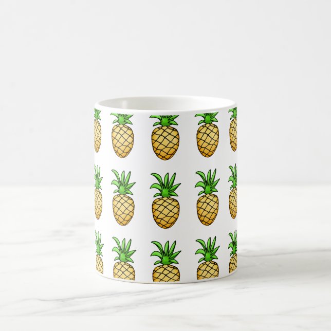 Ananas-Kaffee-Tasse Kaffeetasse (Mittel)
