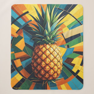 Ananas Kaleidoskop - Ananas Empire Design Sherpadecke