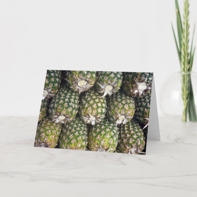 Ananas Karte (Vorderseite)