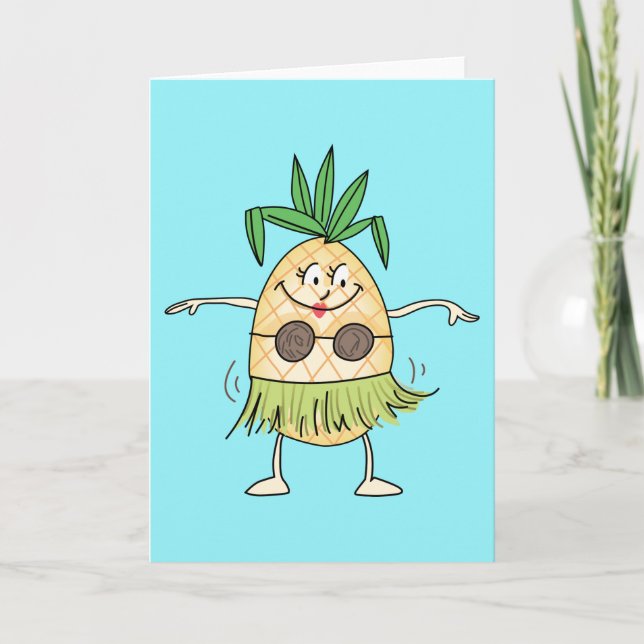 Ananas Karte (Vorderseite)