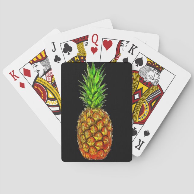 Ananas-Karten Spielkarten (Rückseite)