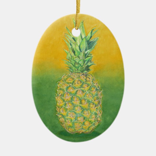 Ananas Keramik Ornament (Vorne)