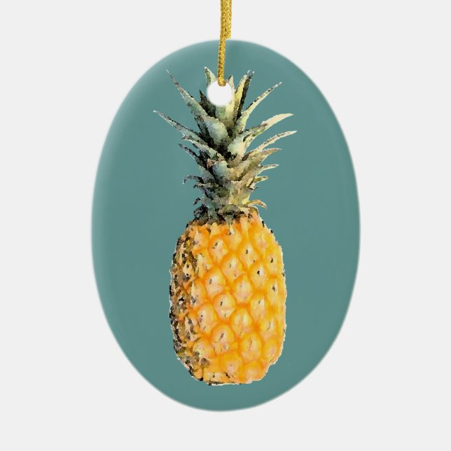 Ananas Keramik Ornament (Vorne)