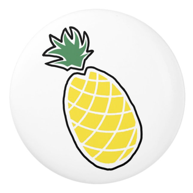 Ananas Keramikknauf (Vorderseite)