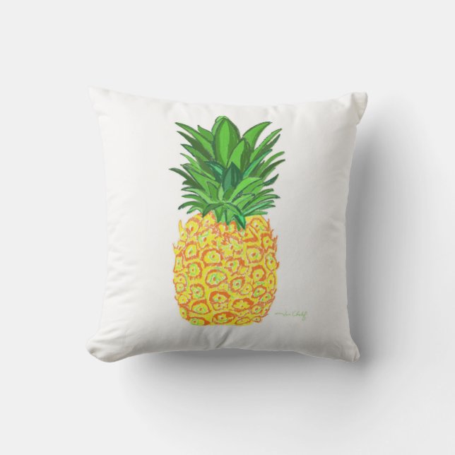 Ananas-Kissen Kissen Für Draußen (Vorderseite)