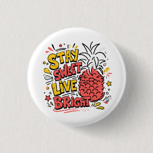 Ananas-Knopfnadel Süßer tropischer Badge Button