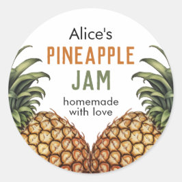 Ananas-Konzentrat Runder Aufkleber