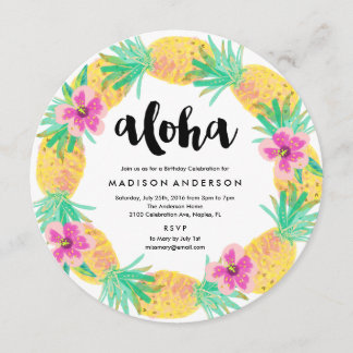 Ananas-Kraut-Party Einladung