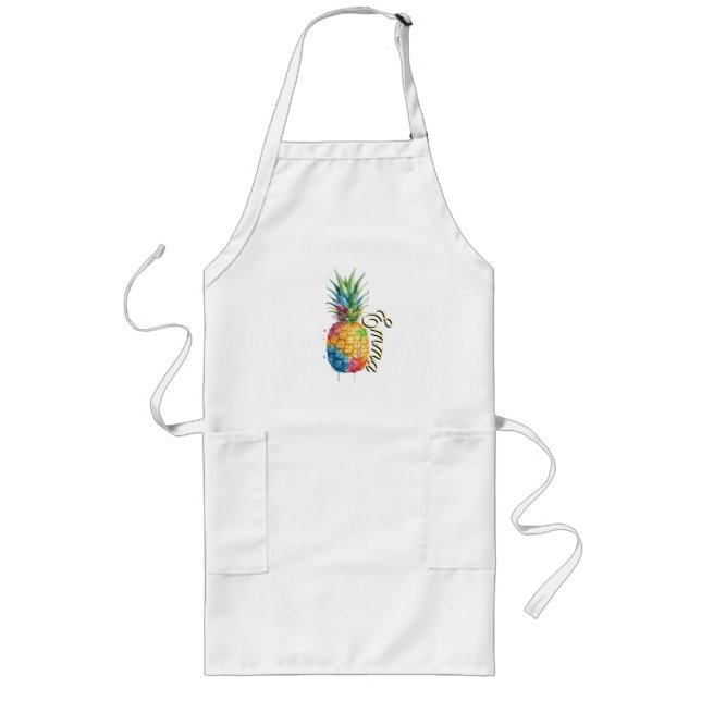 Ananas Lange Schürze (Vorne)