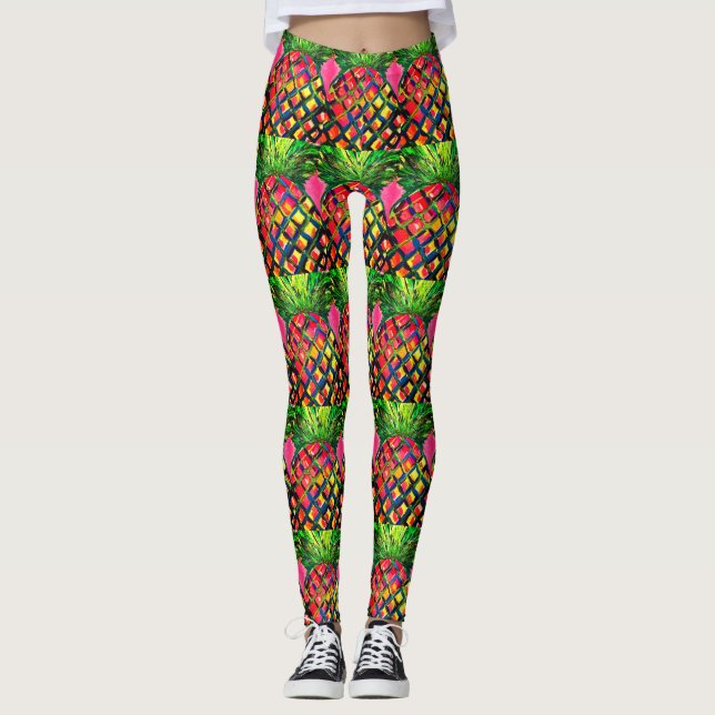 Ananas-Leggings Leggings (Vorderseite)