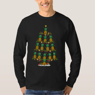 Ananas Lights Xmas Weihnachten Ananas Weihnachten T-Shirt