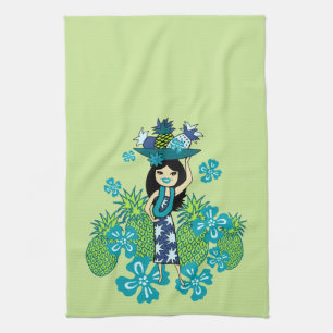 Ananas Luau Hawaiian Küchenhandtuch Handtuch