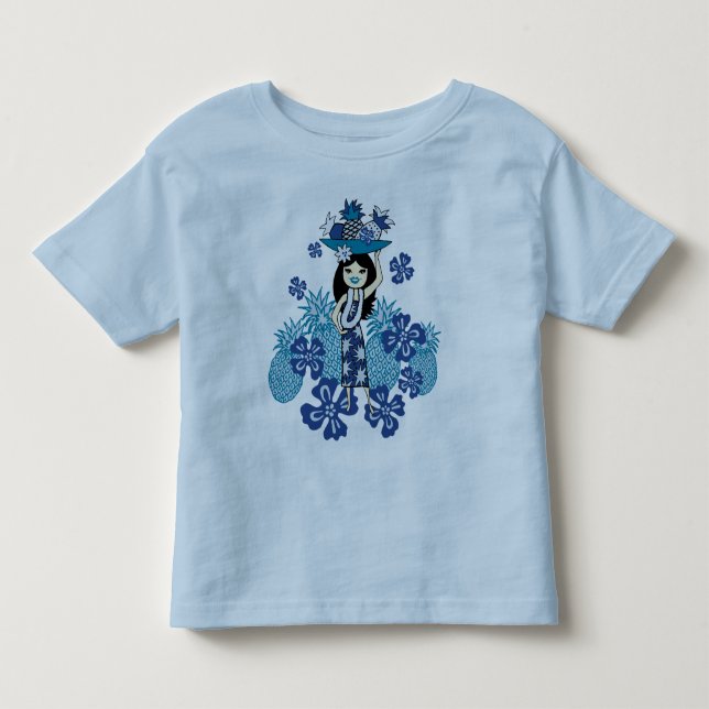 Ananas Luau Kleinkinder & Säugling T - Shirt (Vorderseite)