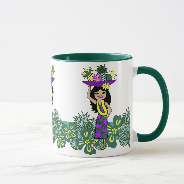 Ananas Luau Tropische Tasse (Rechts)