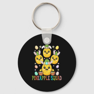 Ananas lustiges Team Ostern Hasenjagd Schlüsselanhänger
