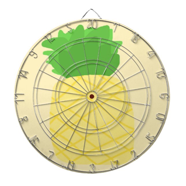 Ananas-Malerei Dartscheibe (vorne)