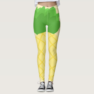 Ananas-Malerei Leggings