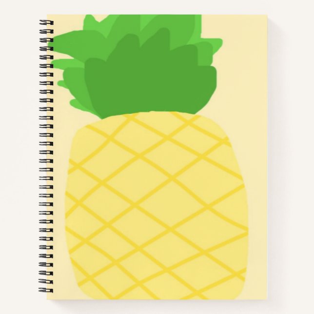 Ananas-Malerei Notizbuch (Vorderseite)