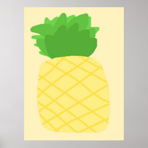 Ananas-Malerei Poster