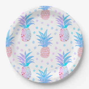 Ananas-Malerei tropische Napkins Pappteller