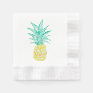 Ananas-Malerei tropische Napkins Serviette
